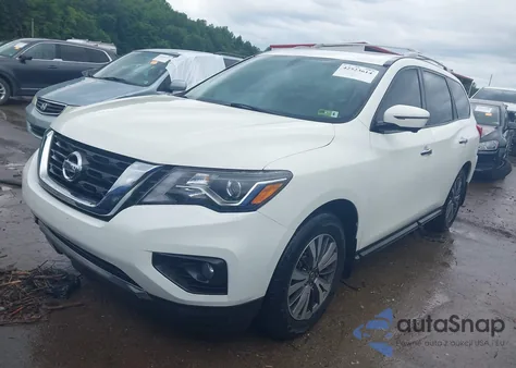 2017 Nissan Pathfinder S/Sv/Sl/Platinum из США, поврежденный, VIN 5N1DR2MM7HC656766